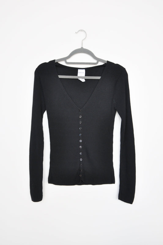Kowtow Button Up Long Sleeve - black