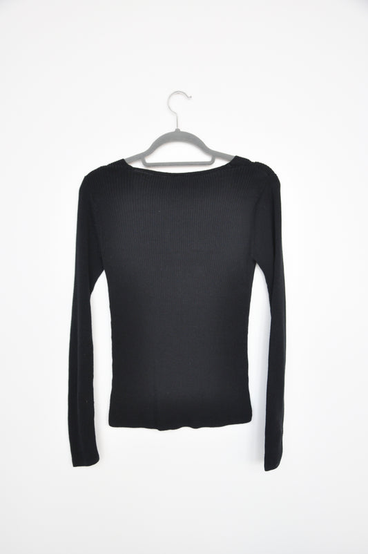 Kowtow Button Up Long Sleeve - black