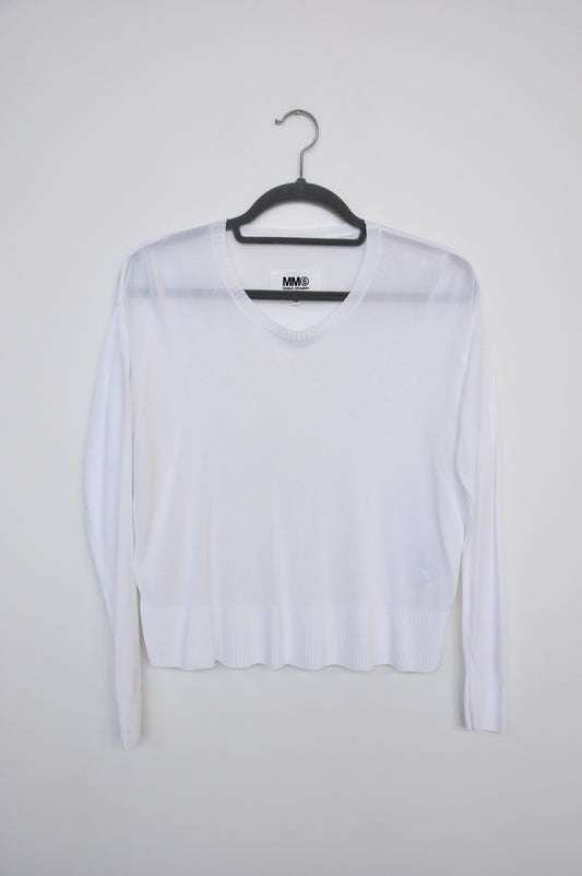 Maison Margiela Knit Top - white