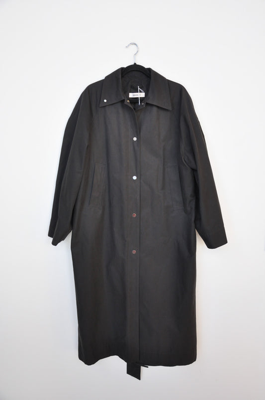 Birrot Mool Trench Coat - Black