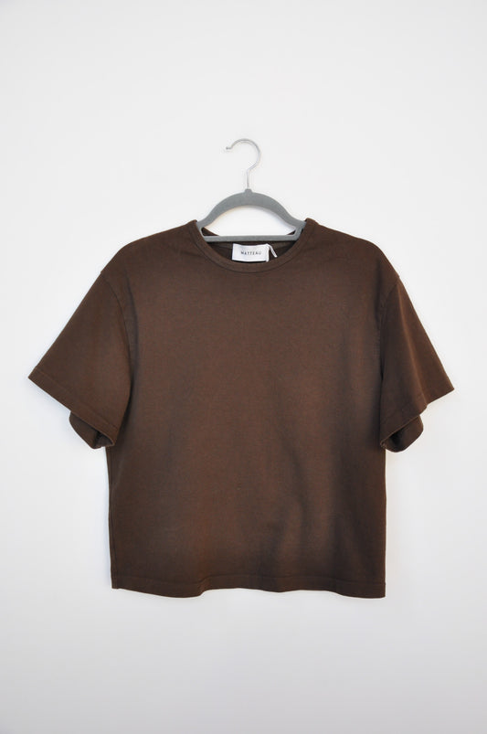 Matteau Cut-Out T-Shirt - Brown