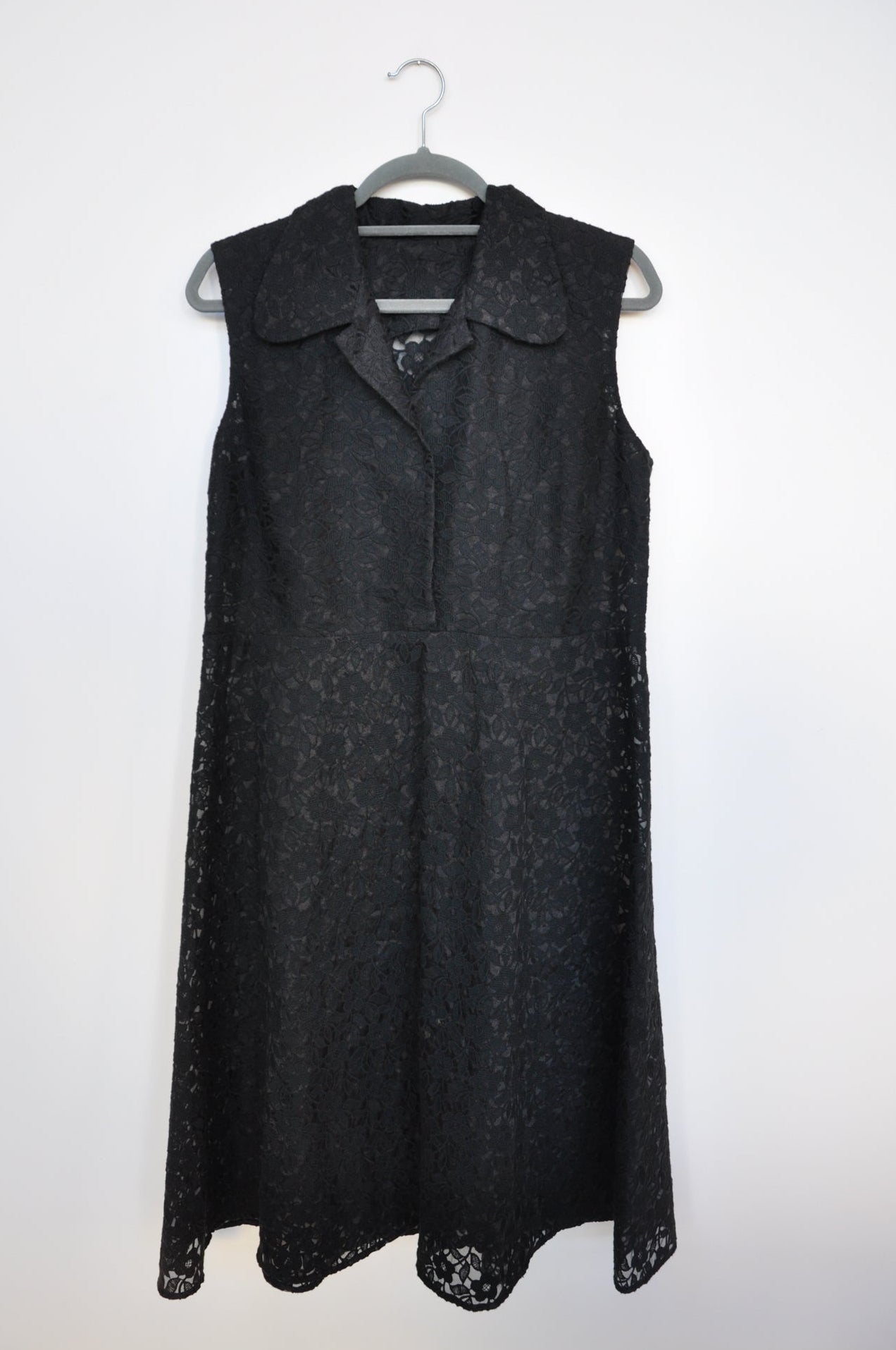 Zambesi Crochet Lace Dress - black