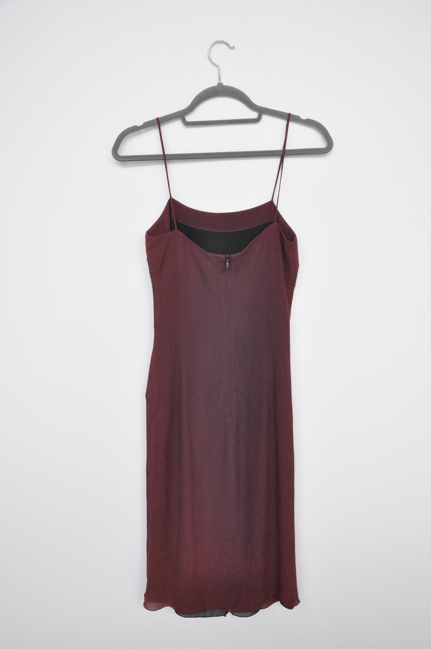 Armani Dress - maroon/black
