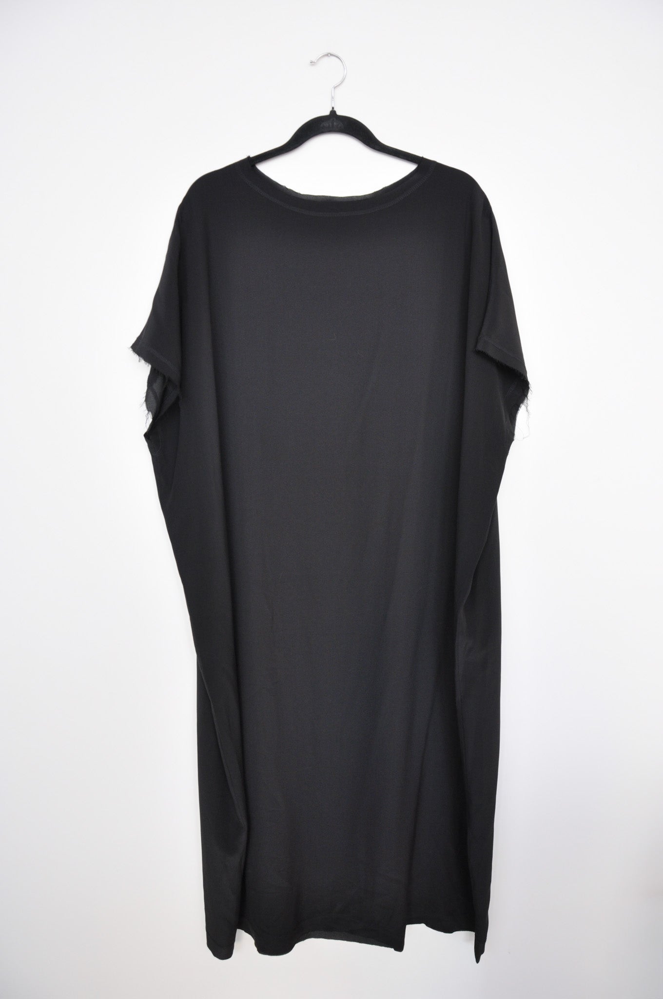Herriot Silk T-Shirt Dress - Black