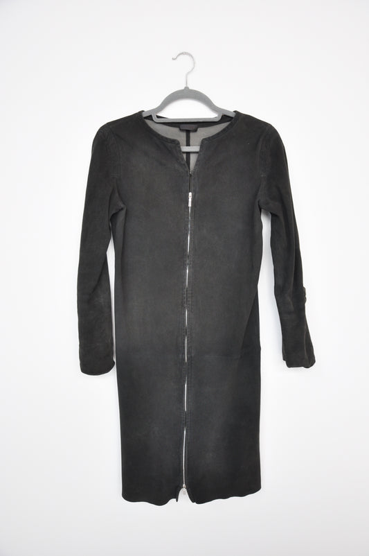 Loewe Leather Dress  - black