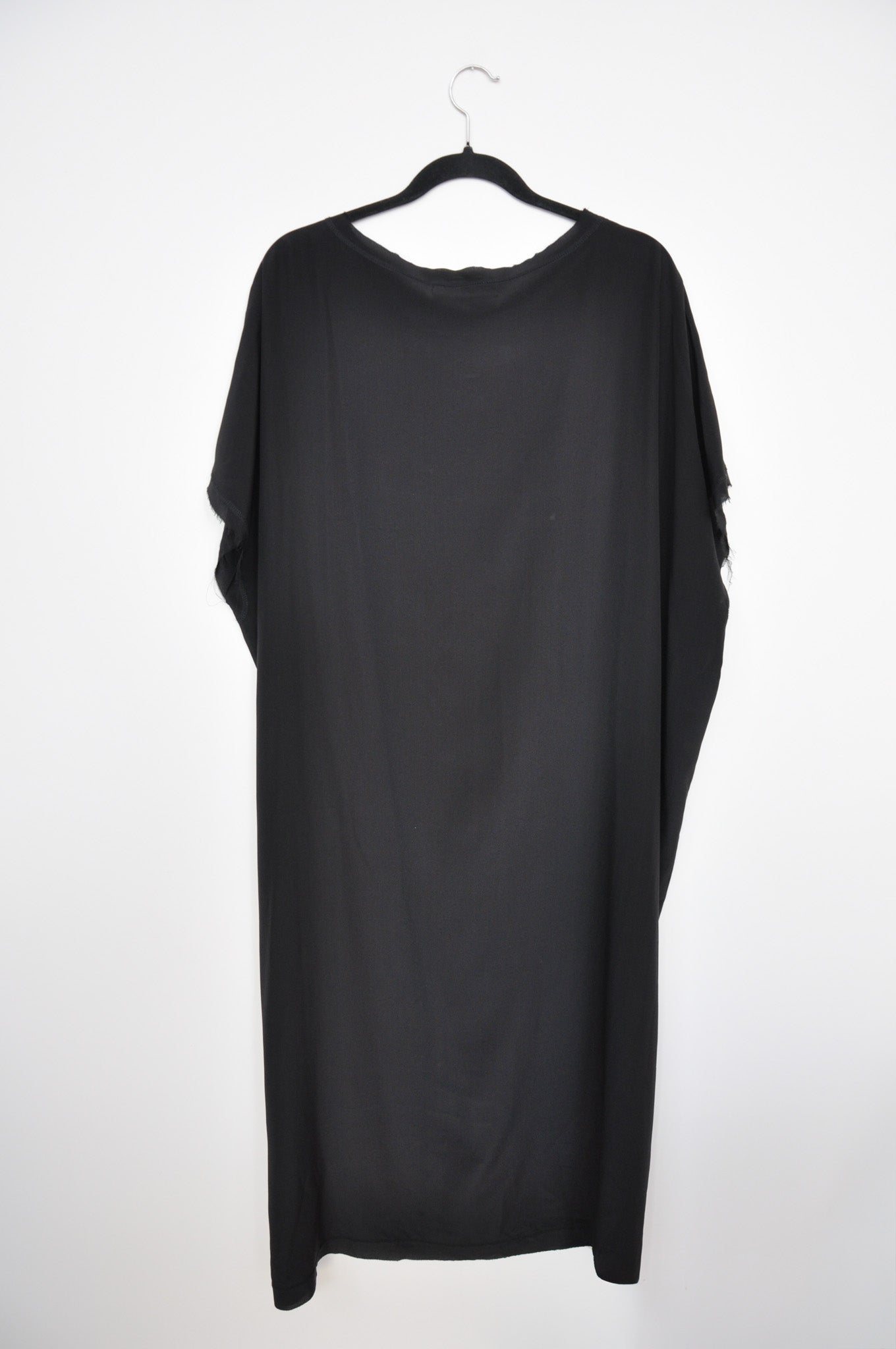 Herriot Silk T-Shirt Dress - Black