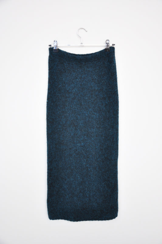 Paloma Wool Straight Knit Skirt - teal