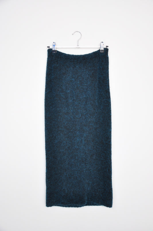 Paloma Wool Straight Knit Skirt - teal