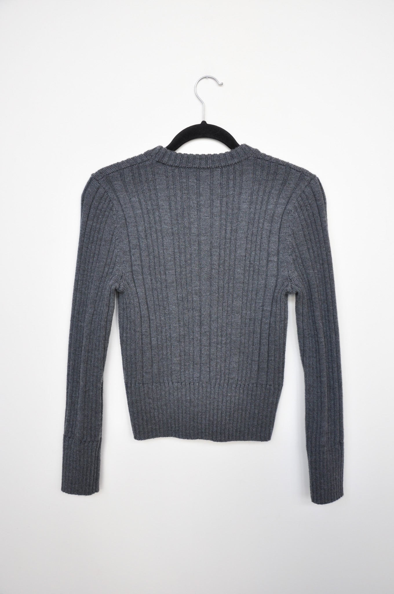 James Bush Striped Sweater - Grey