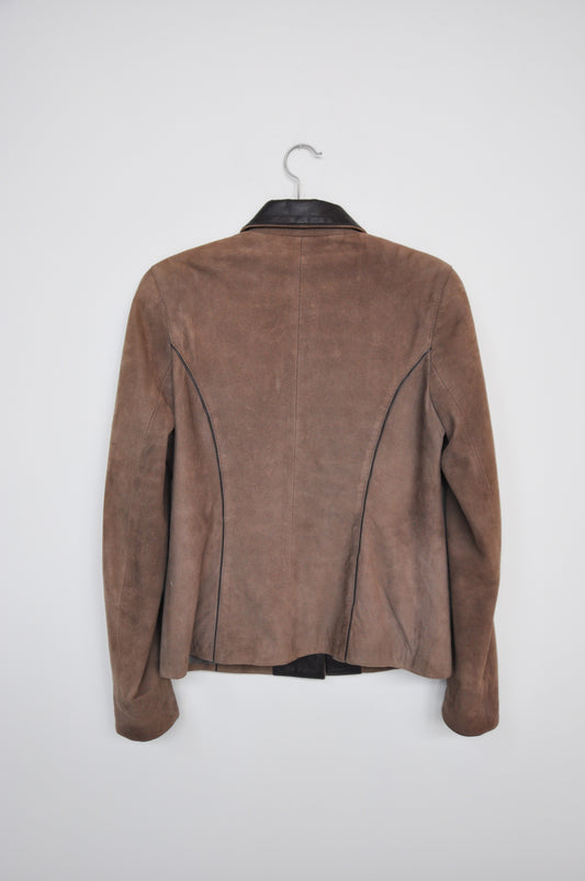 Caroline Moore Lambskin Jacket - brown