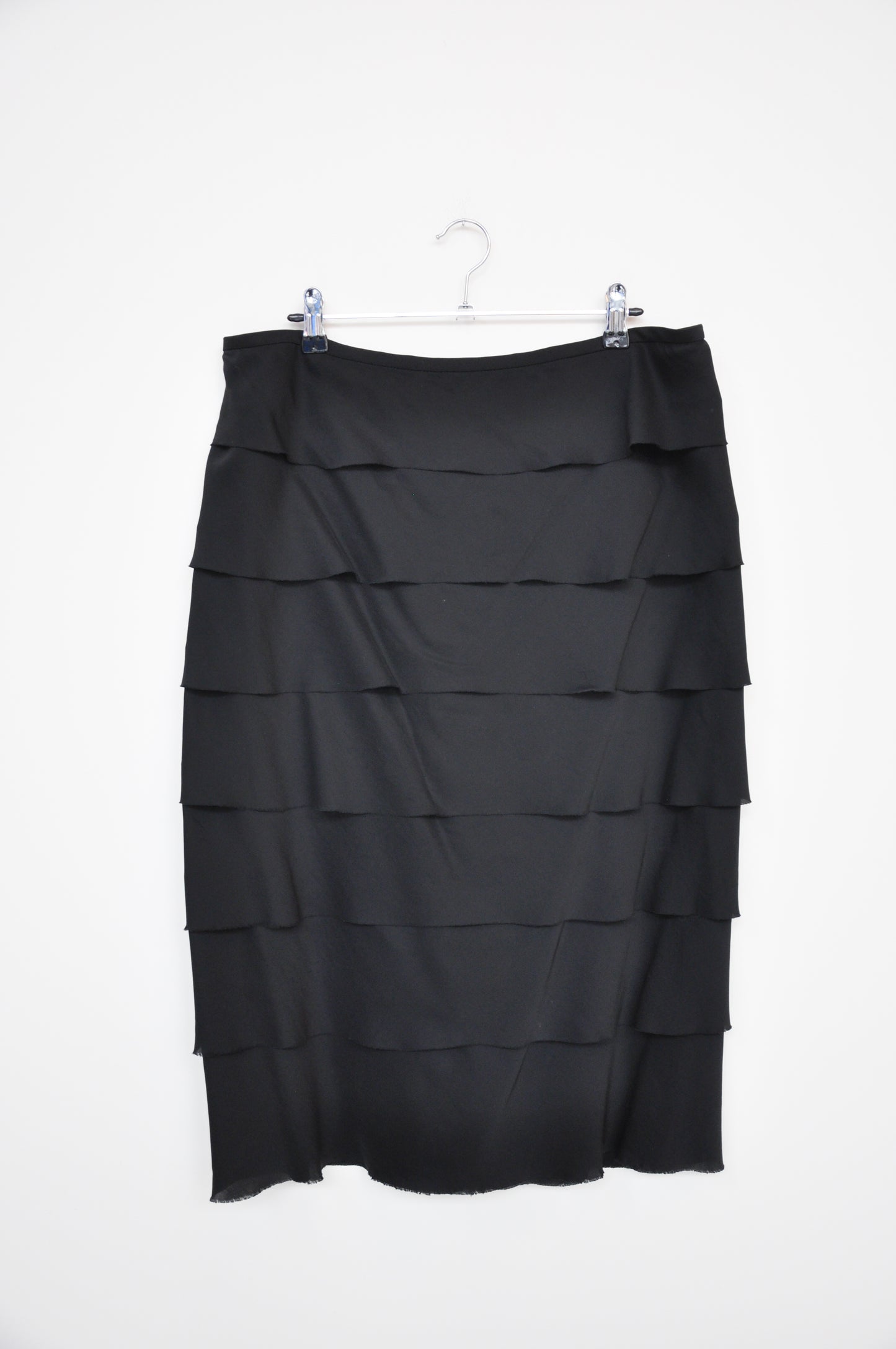 Beth Ellery Tiered Ruffle Skirt - black