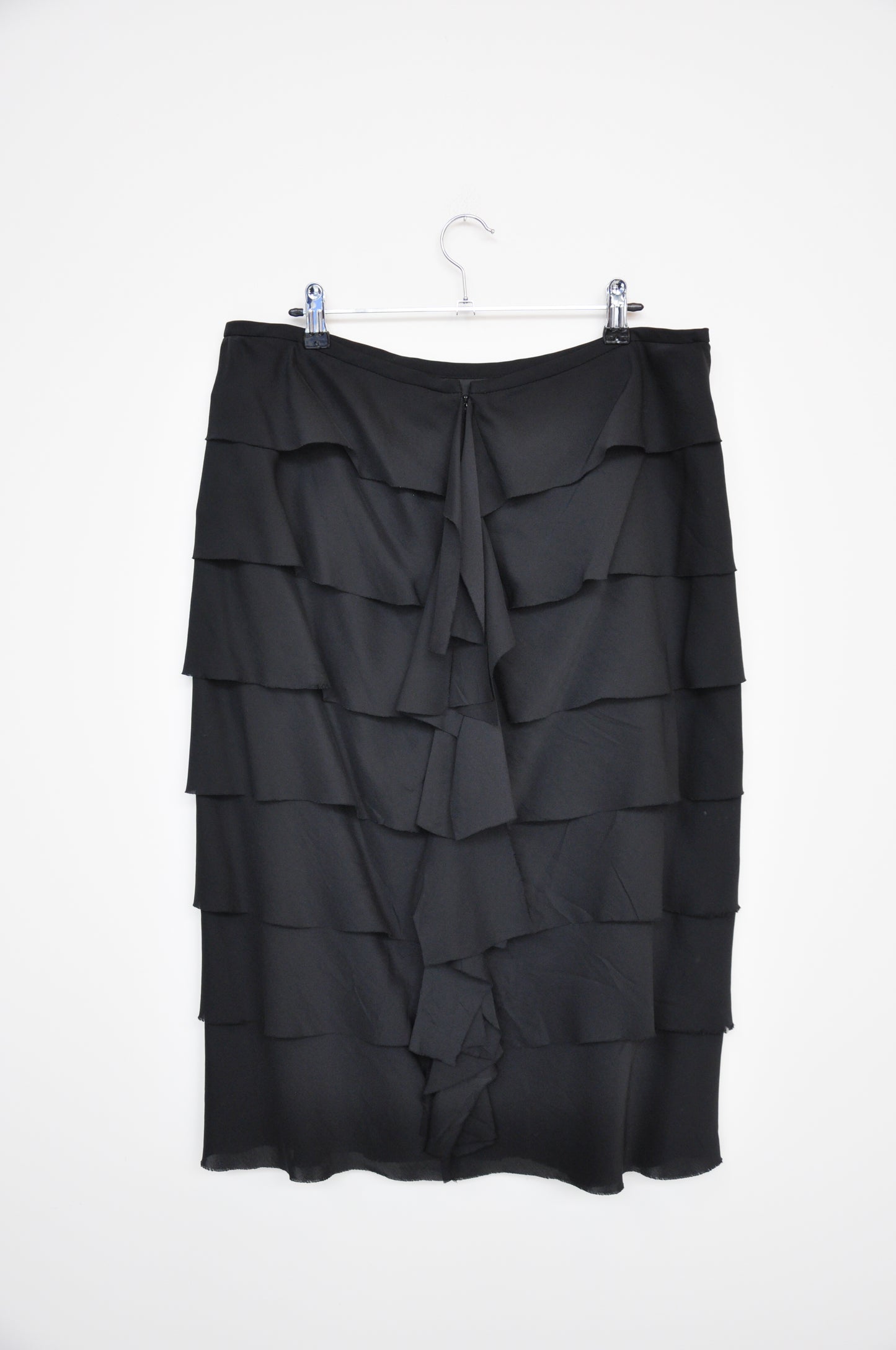 Beth Ellery Tiered Ruffle Skirt - black
