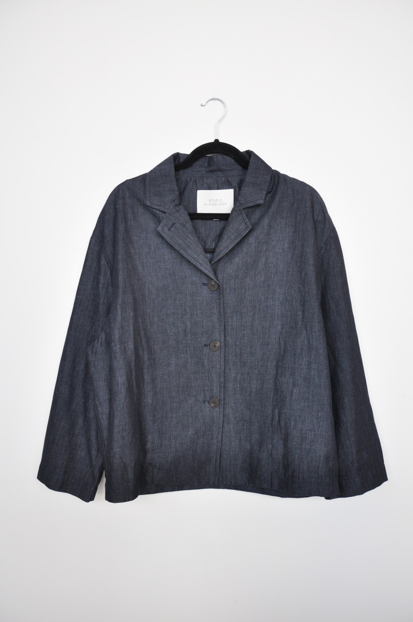 Studio Nicholson Slub Cotton Jacket - Indigo