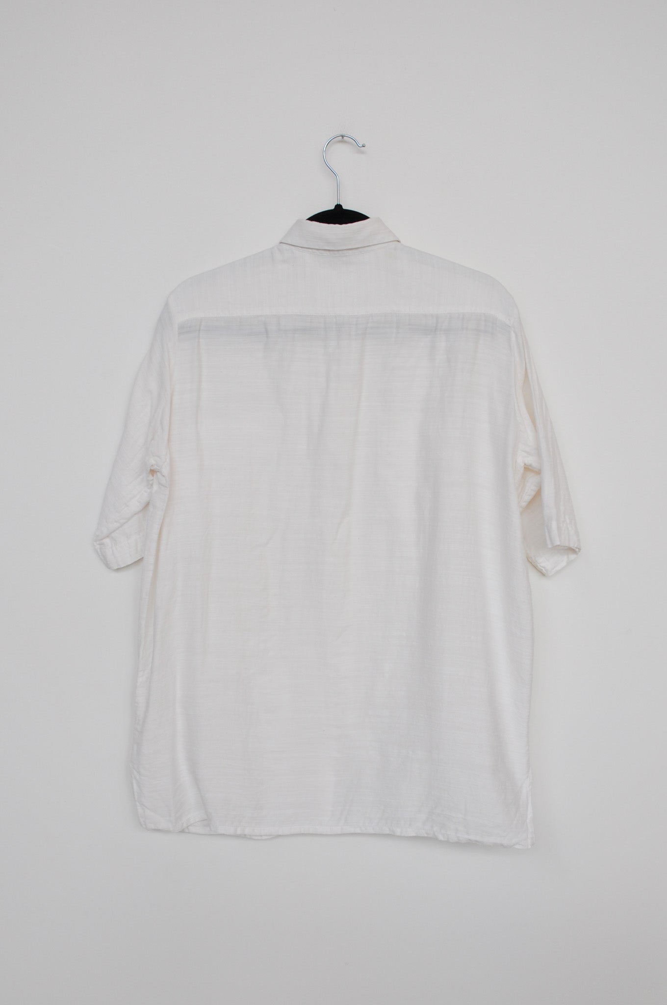 Wixxi Pocketed Slub Shirt - White