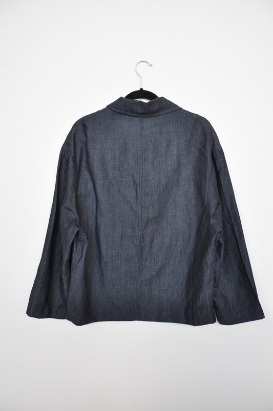 Studio Nicholson Slub Cotton Jacket - Indigo
