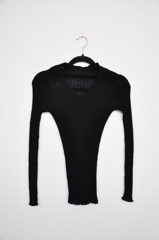 Standard Issue Ribbed Knit - Black