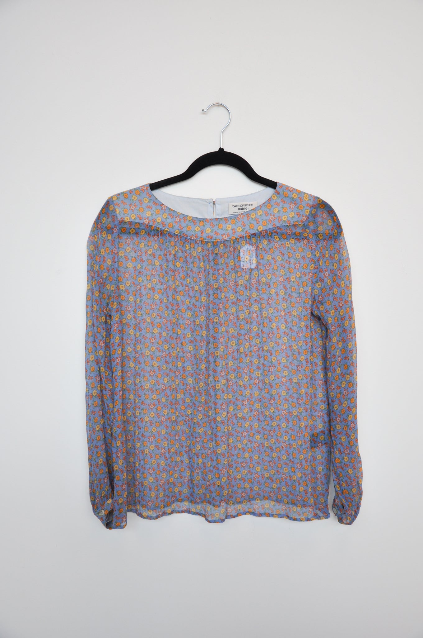 Twenty Seven Names Silk Shirt - Lavender Floral