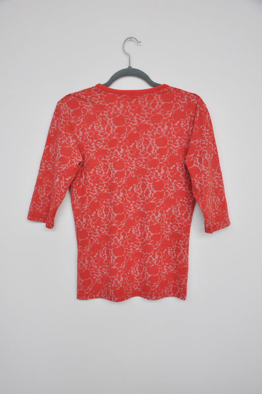 Taylor Groves Top - Pink Brocade