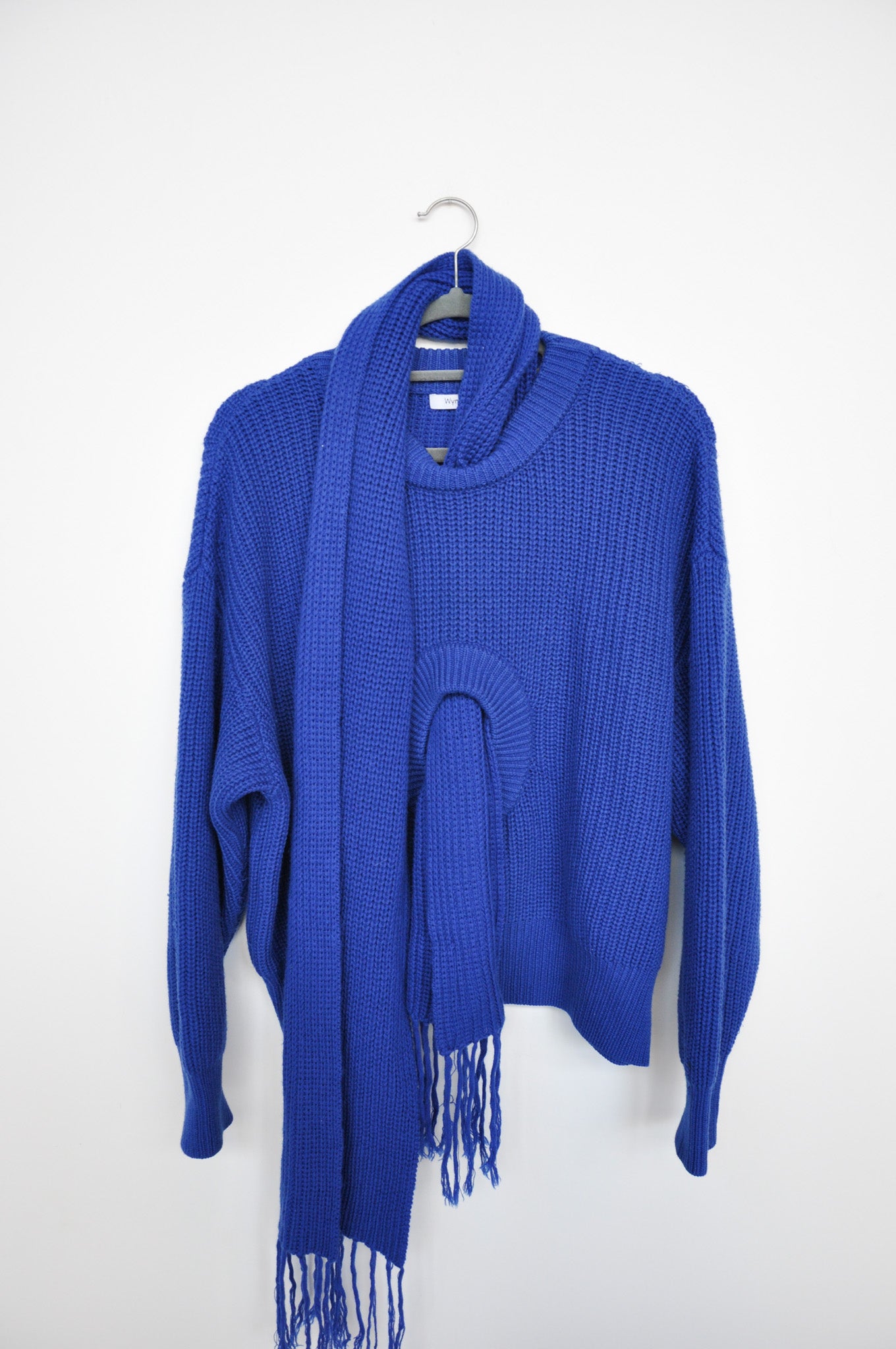 Wynn Hamlyn Loop Jumper + Scarf - Colbalt