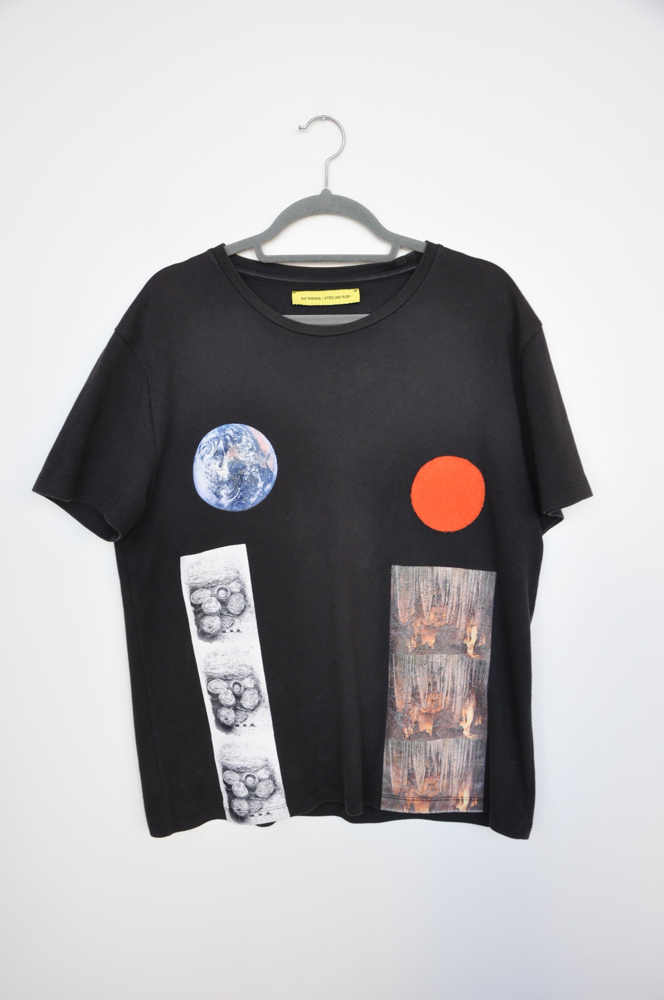 Raf Simons/Sterling Ruby Tee - black/orange/blue/brown