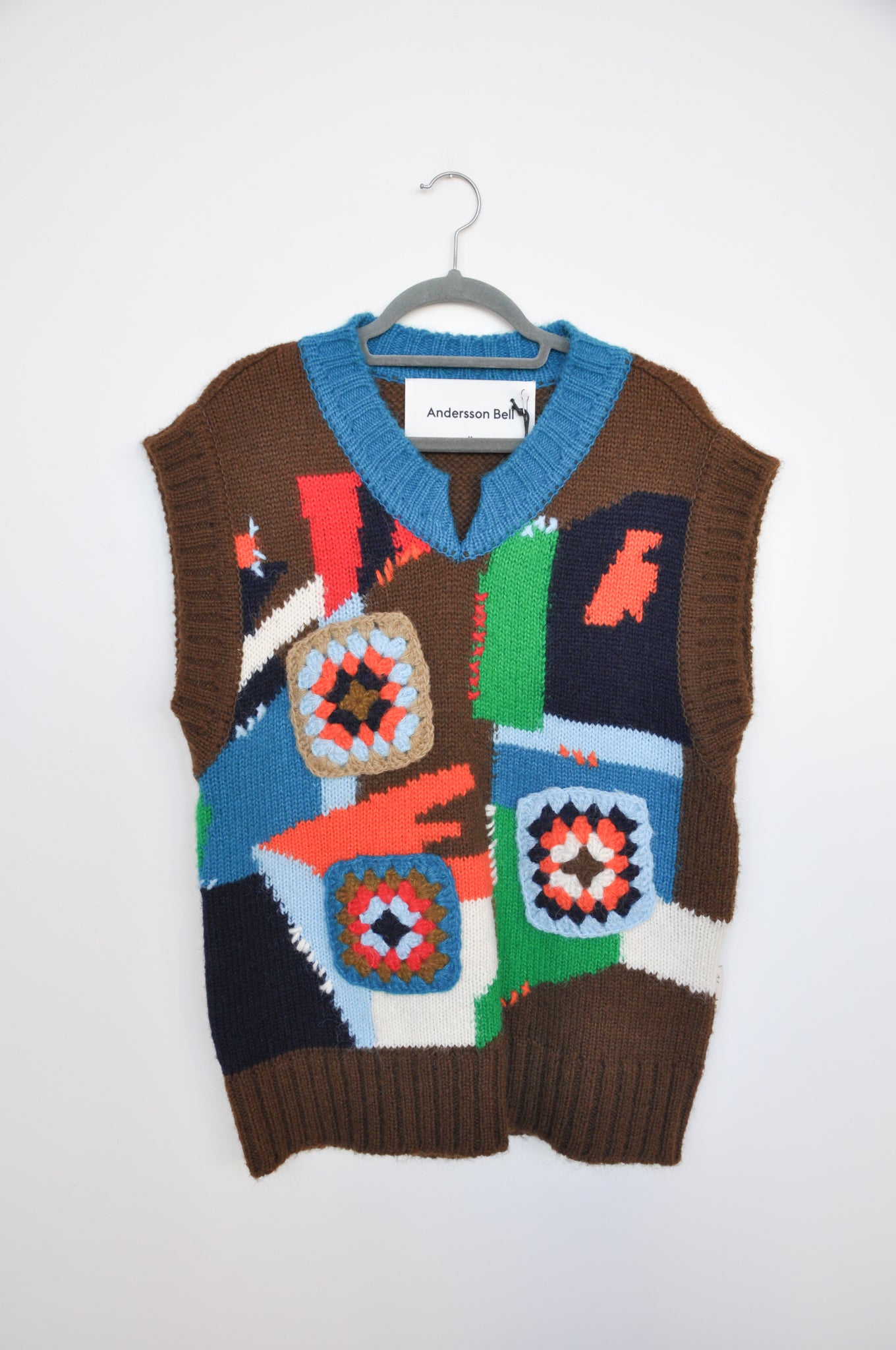 Andersson Bell Vest - brown/blue/red/orange/green