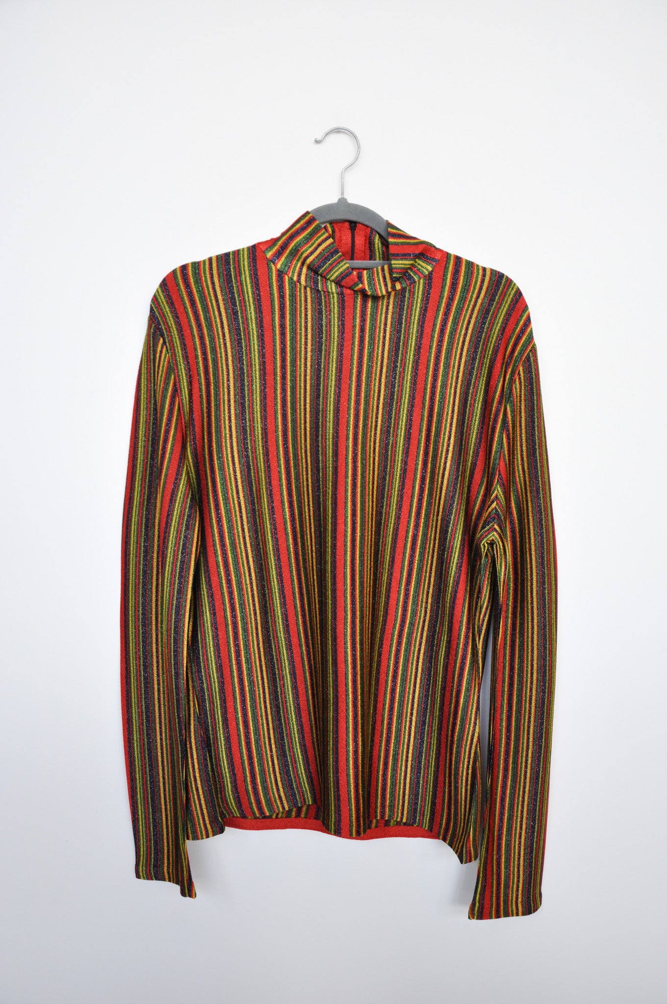 Marco de Vincenzo Turtleneck - Rainbow Stripe