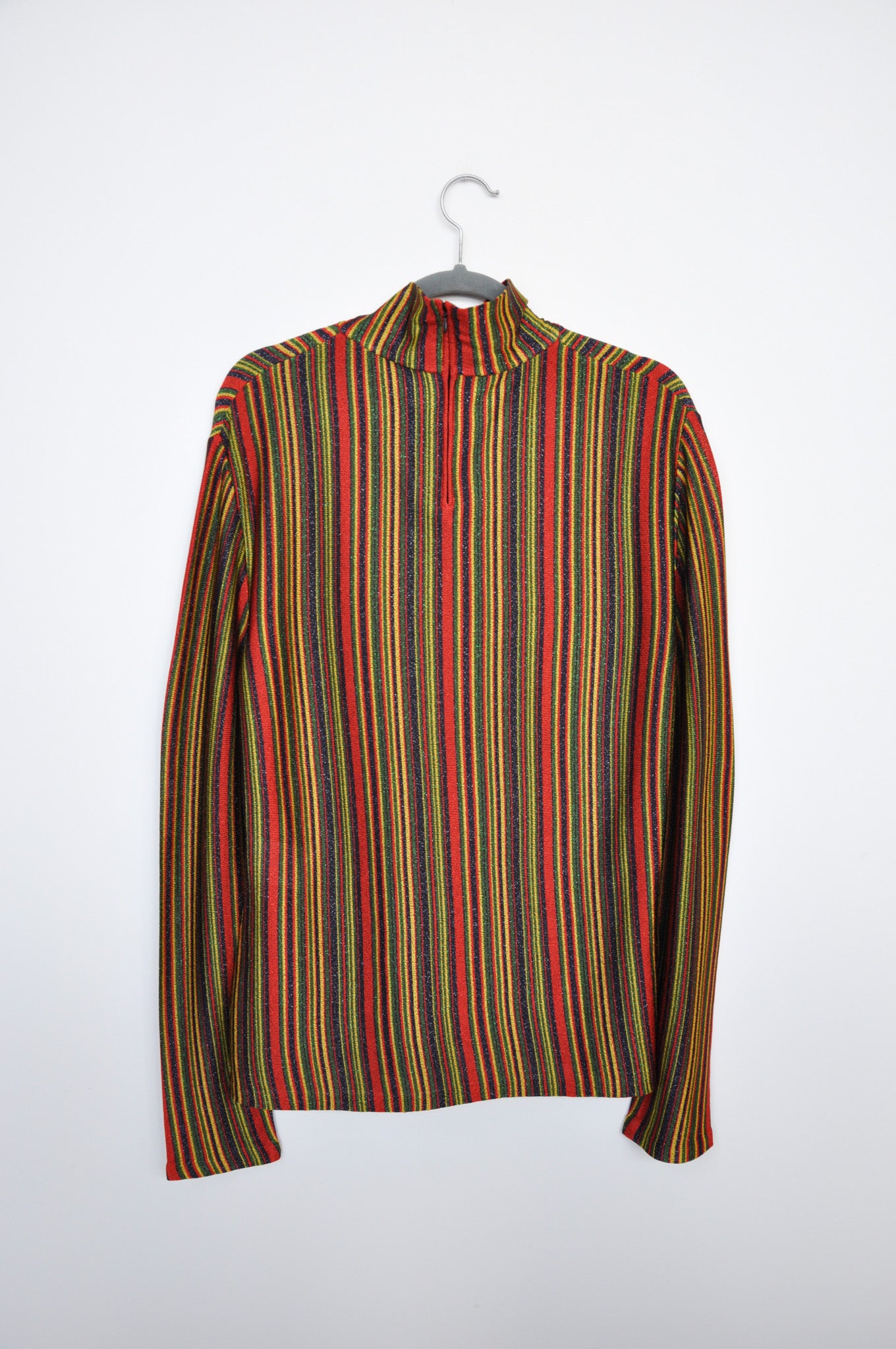 Marco de Vincenzo Turtleneck - Rainbow Stripe