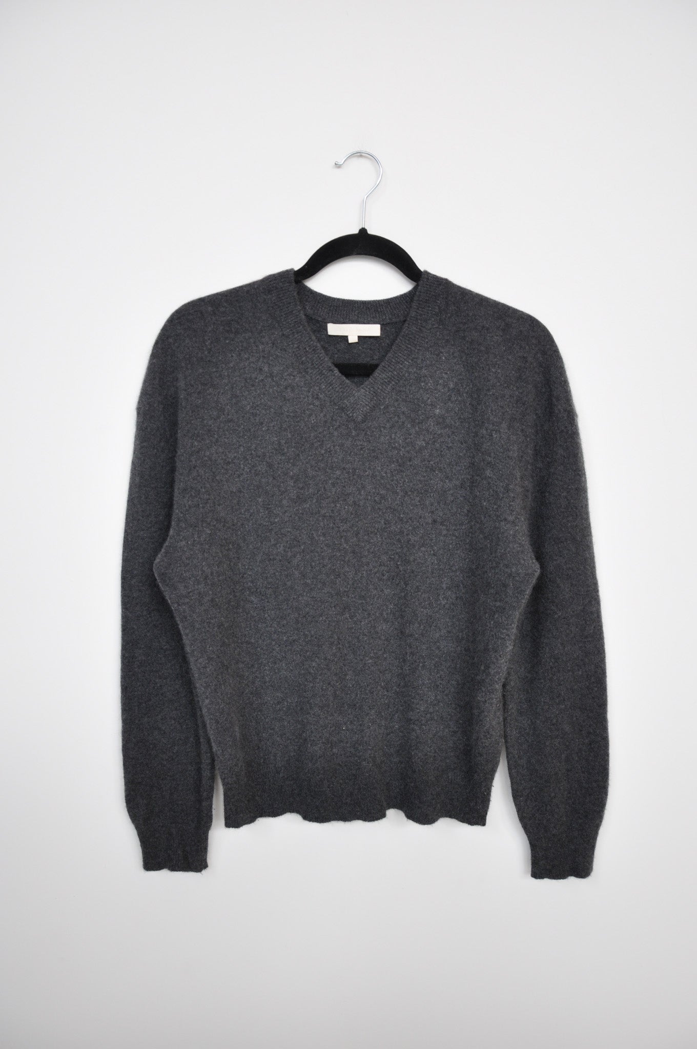 Belle Anna Cashmere Sweater - Charcoal