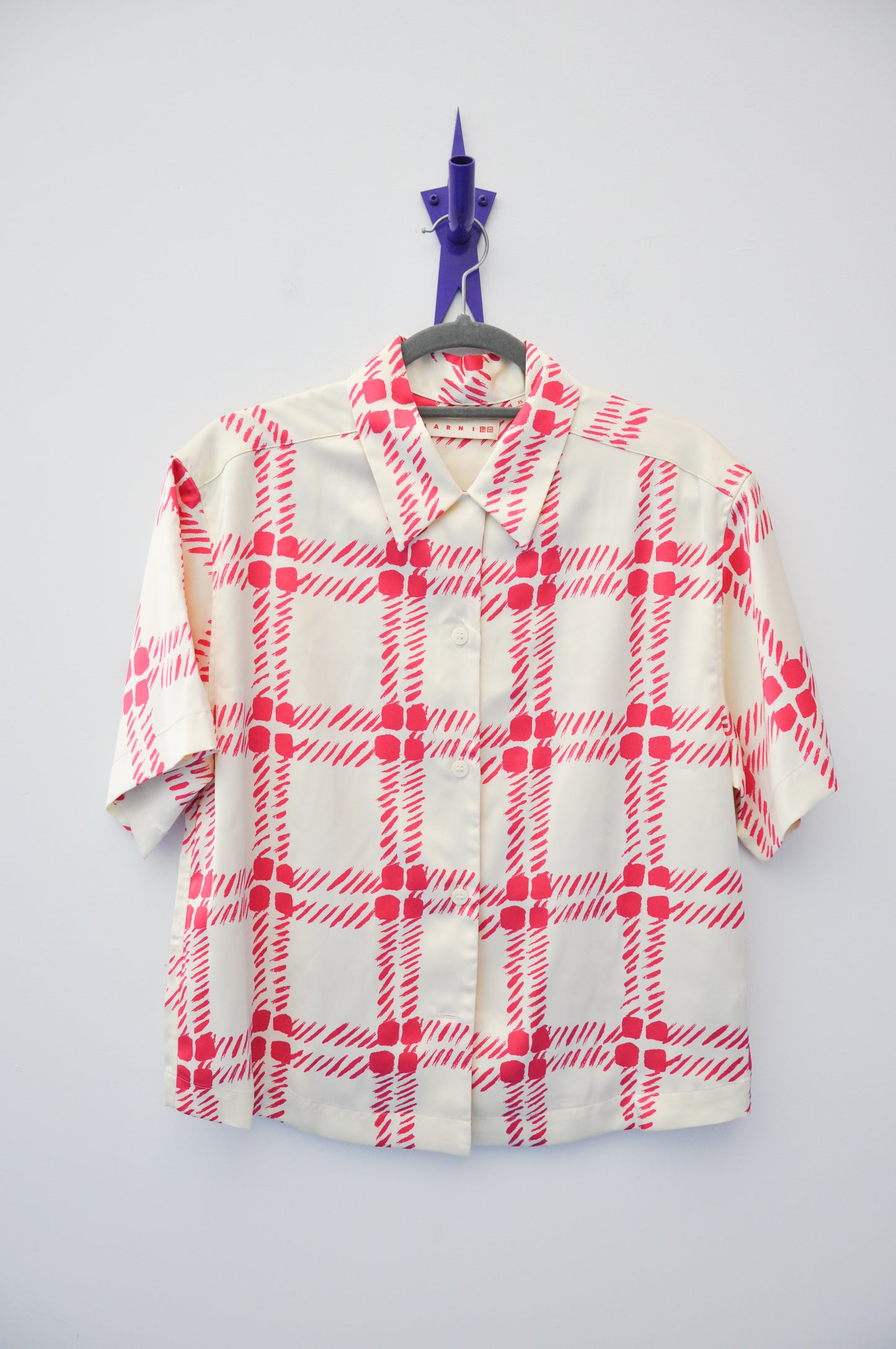 Marni x Uniqlo Shirt - pink/ white pattern