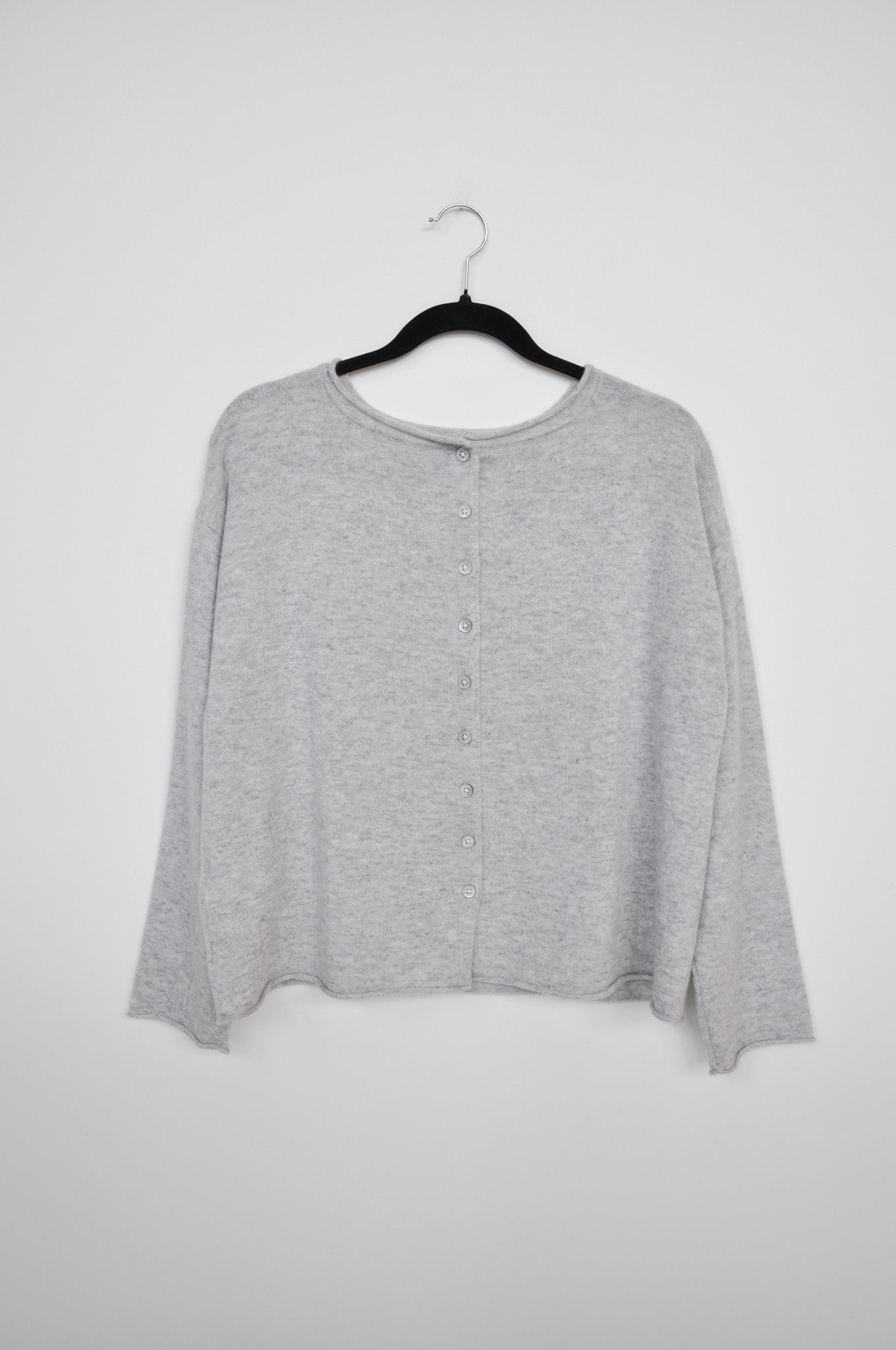 Mia Fratino Cashmere Cardigan - Grey