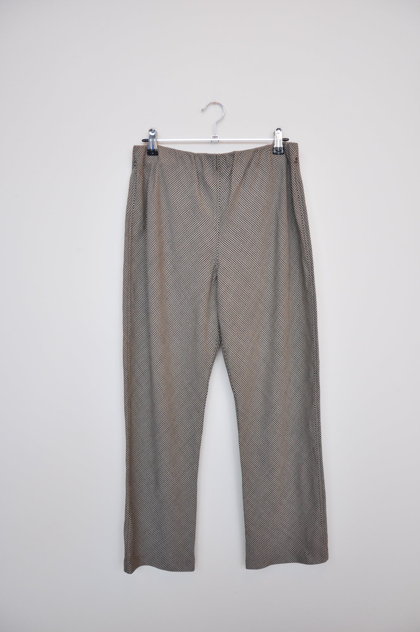 Nicola Screen Pants - Black/White Checker