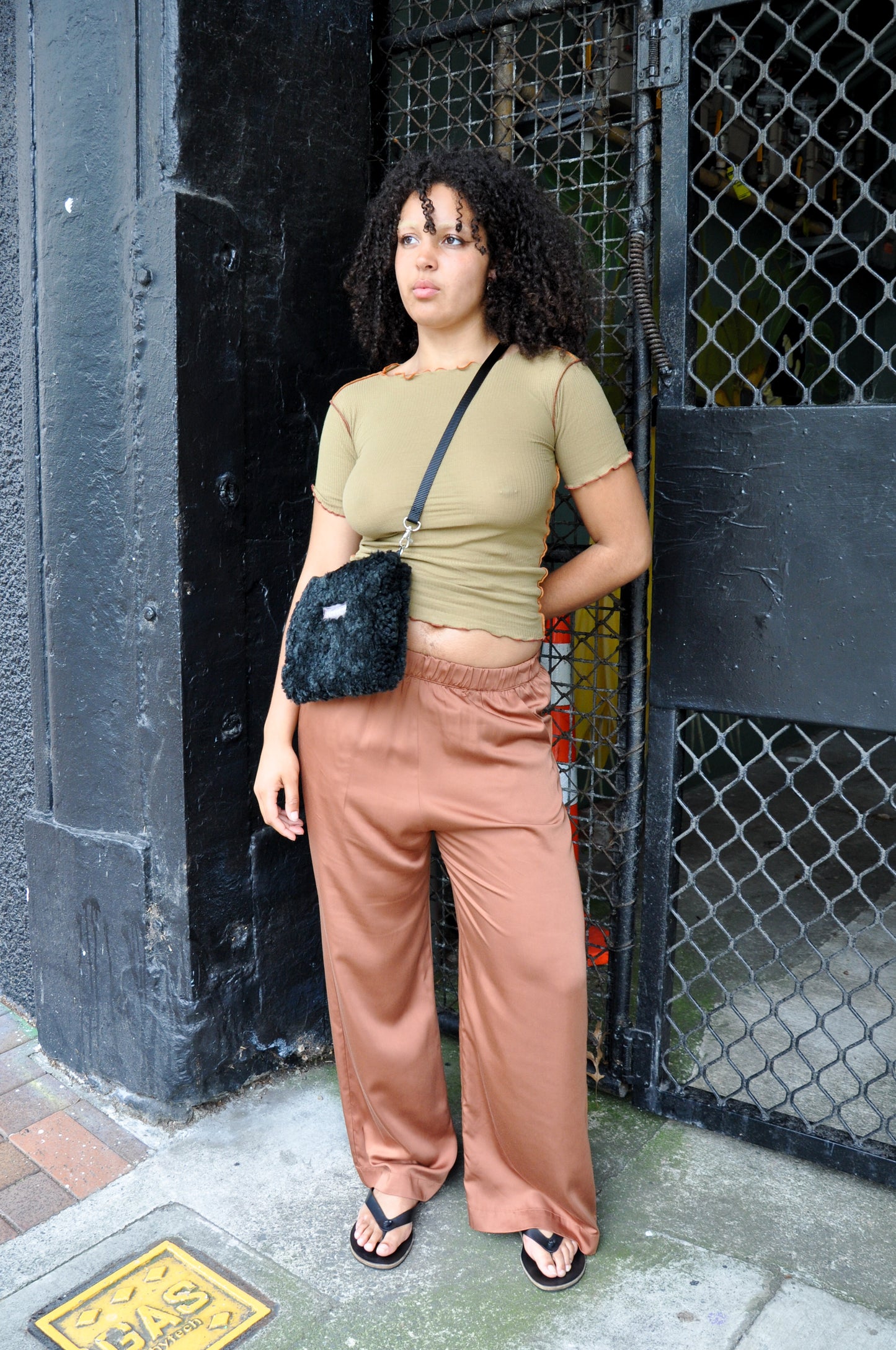 Fluffy Bag in Black