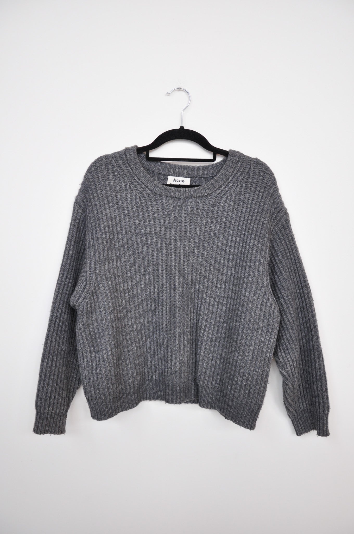 ACNE Studios Cropped Jumper - Grey