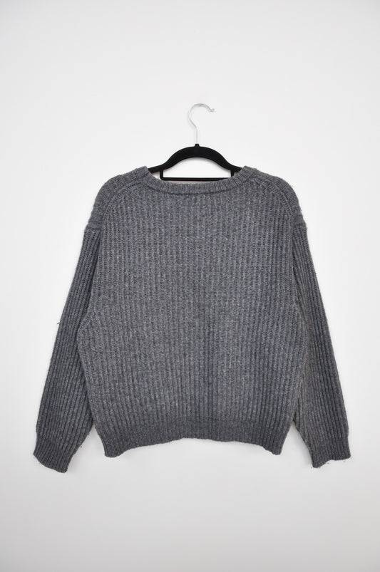 ACNE Studios Cropped Jumper - Grey