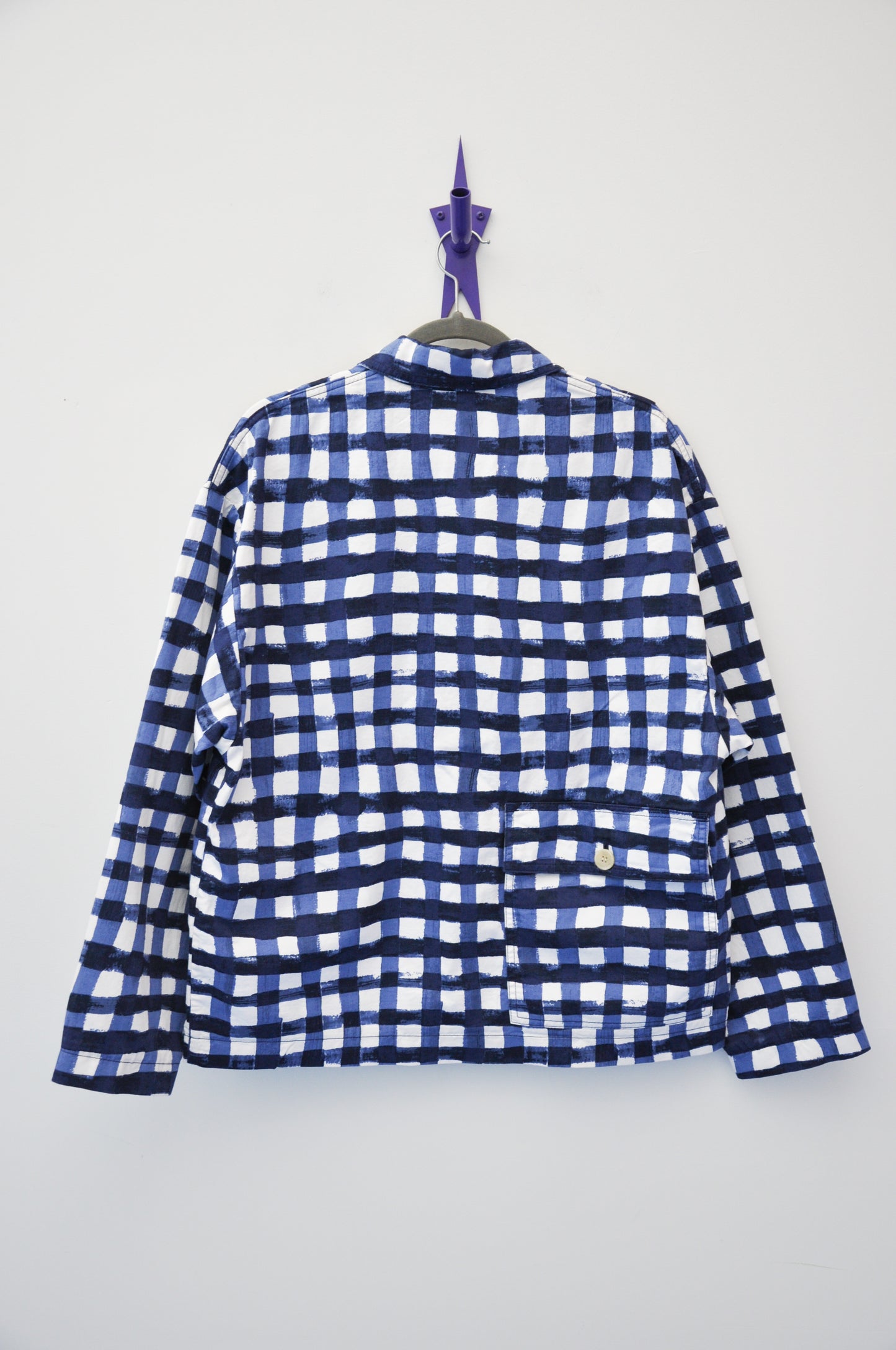 Marni x Uniqlo Jacket - blue/ white gingham