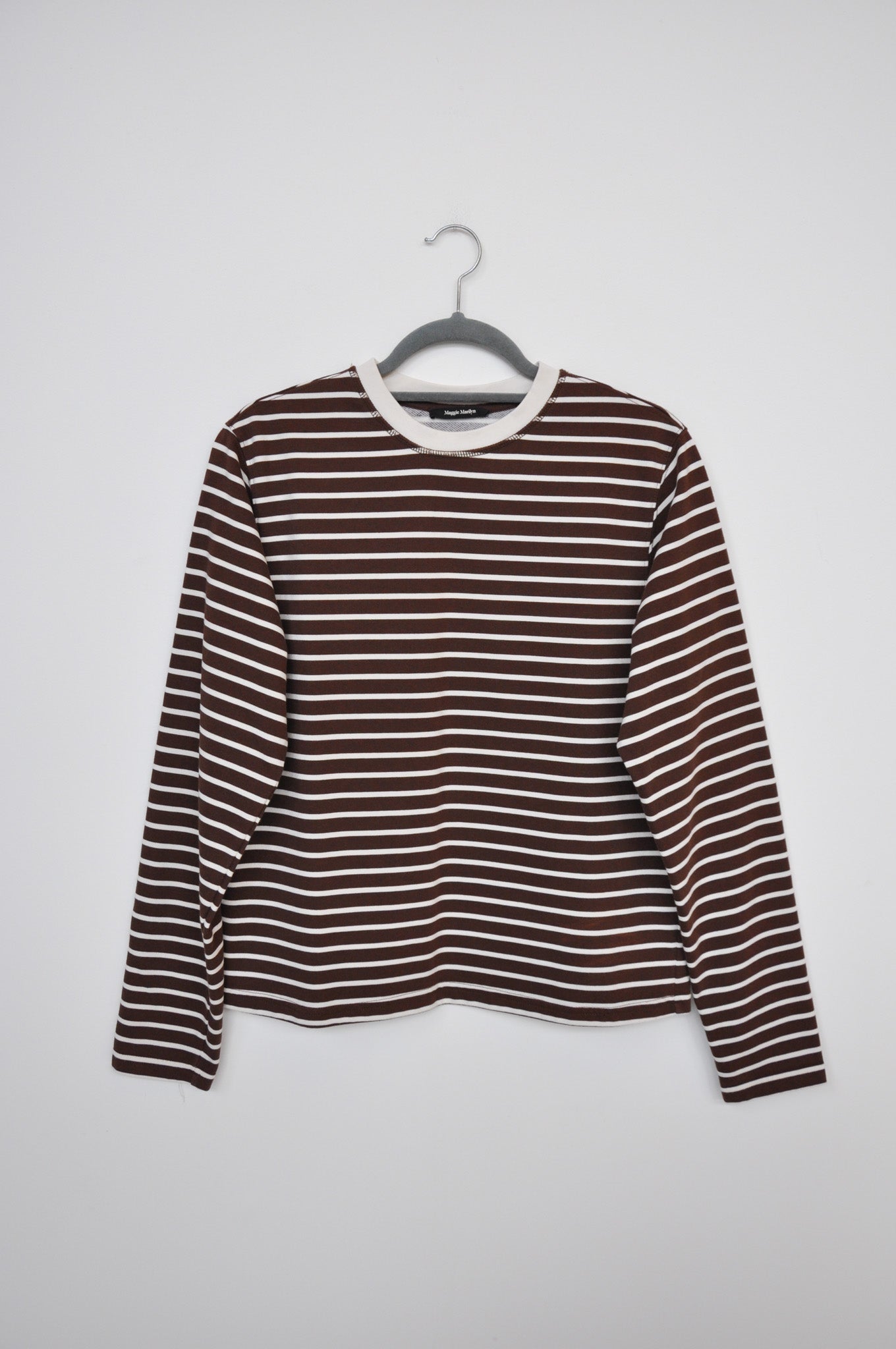 Maggie Marilyn Striped Long Sleeve - Brown/Cream