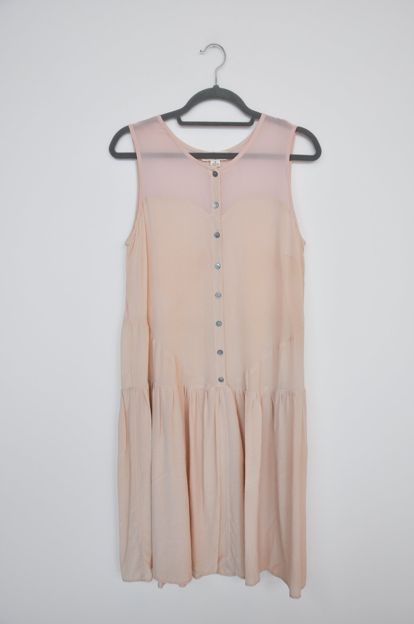 Chope Silk Dress - multi pink