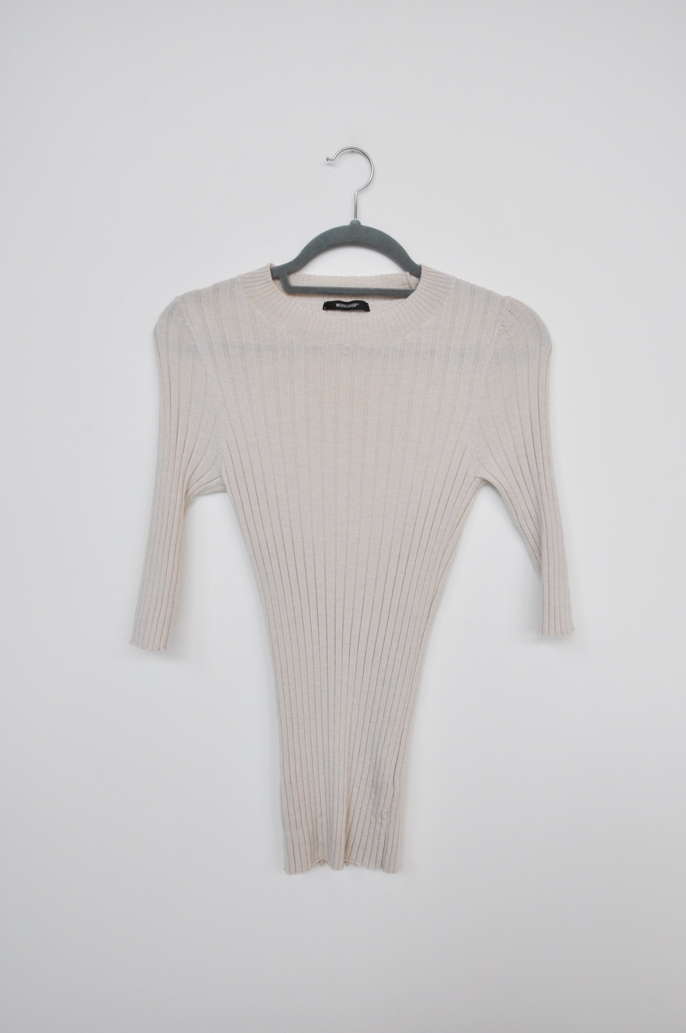 Workshop Ribbed Top - Sand
