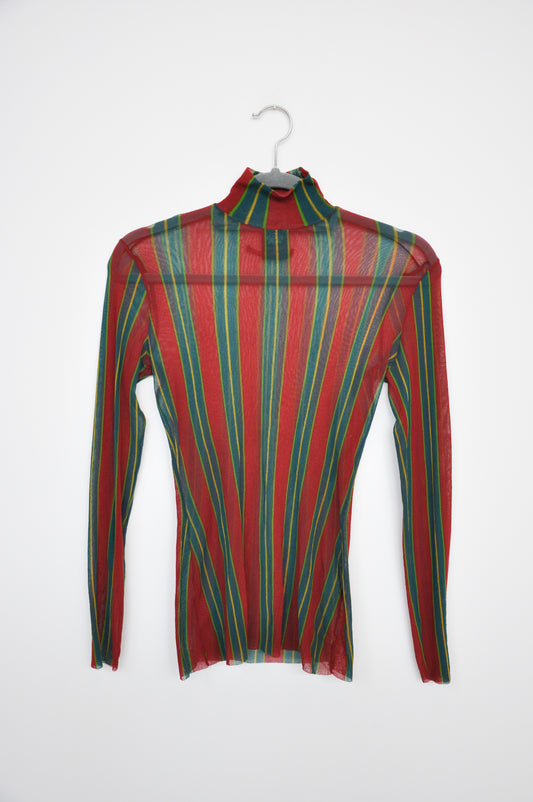 Jean Paul Gaultier Striped Mesh - red/green/yellow