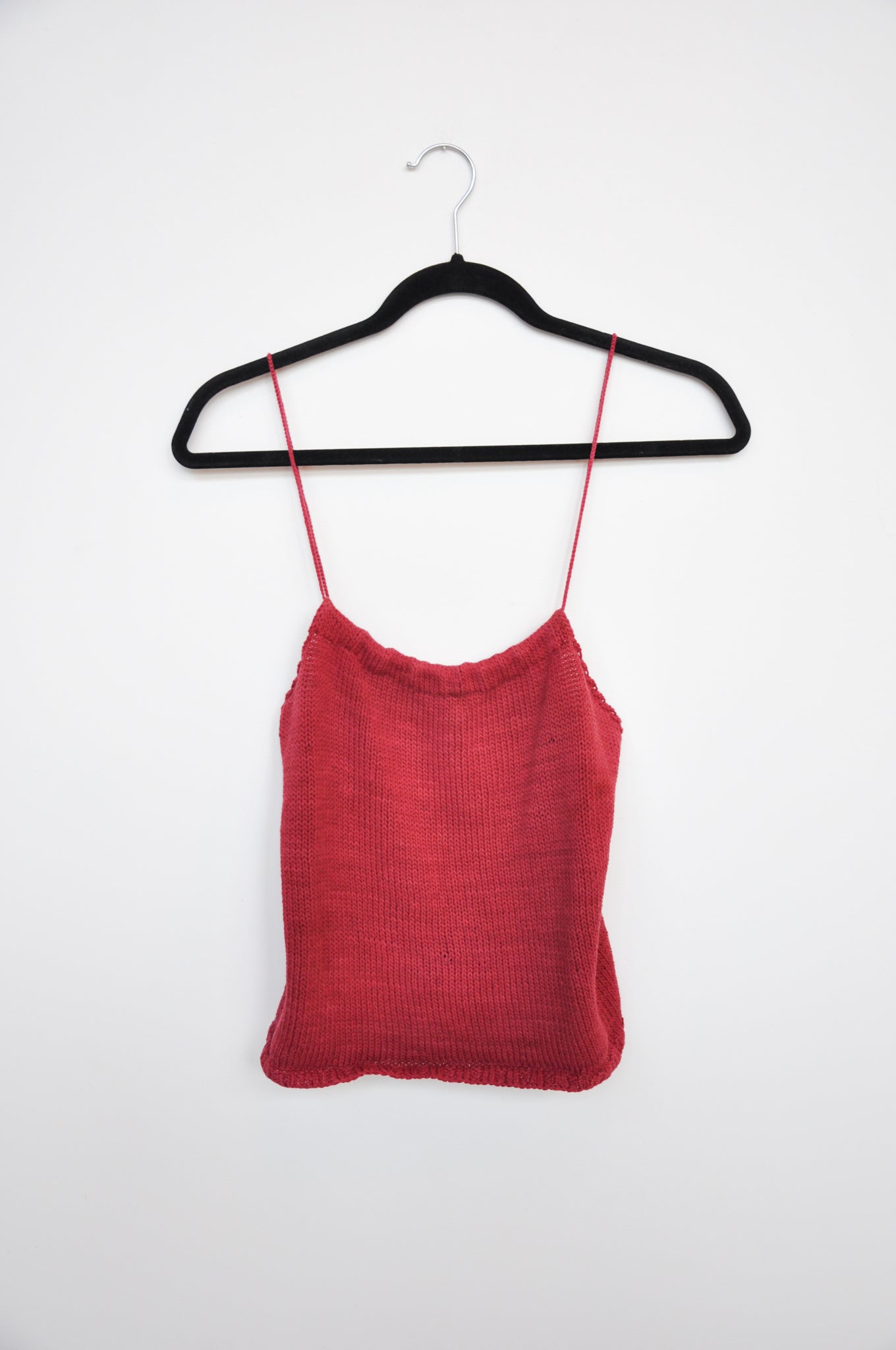 Areez Katki Knit Halter Top - Red