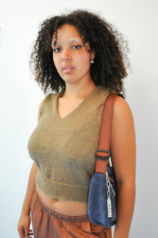 Erin V-Neck Vest in Hazel