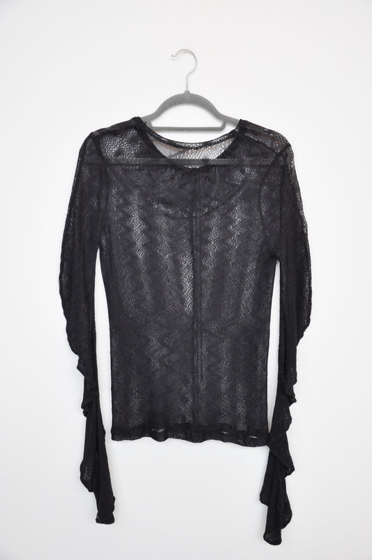 Zambesi Mesh Long Sleeve - black