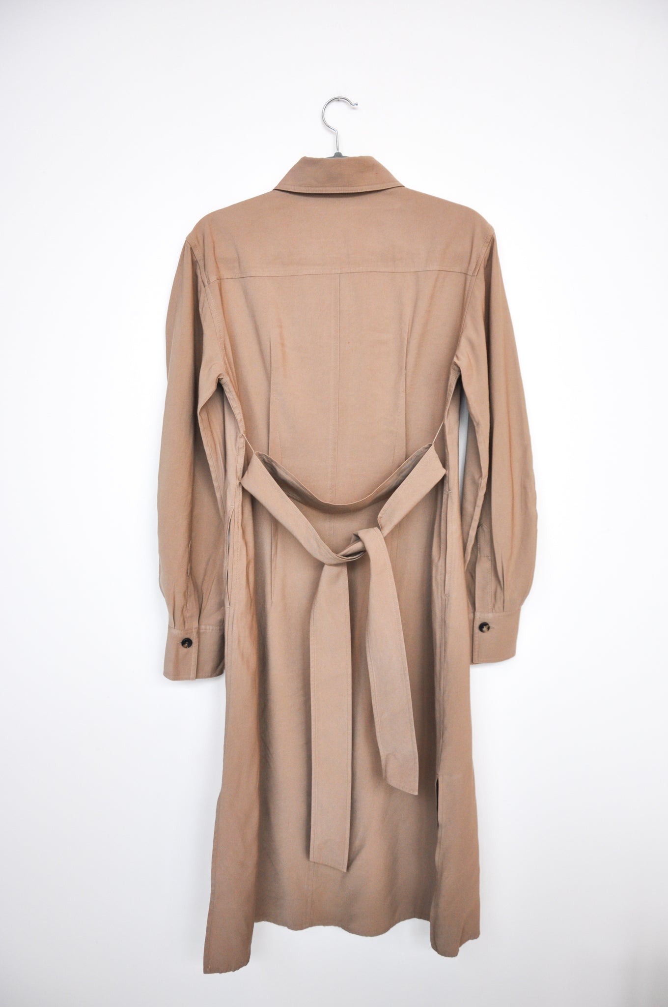 Recto Shirt Dress - khaki