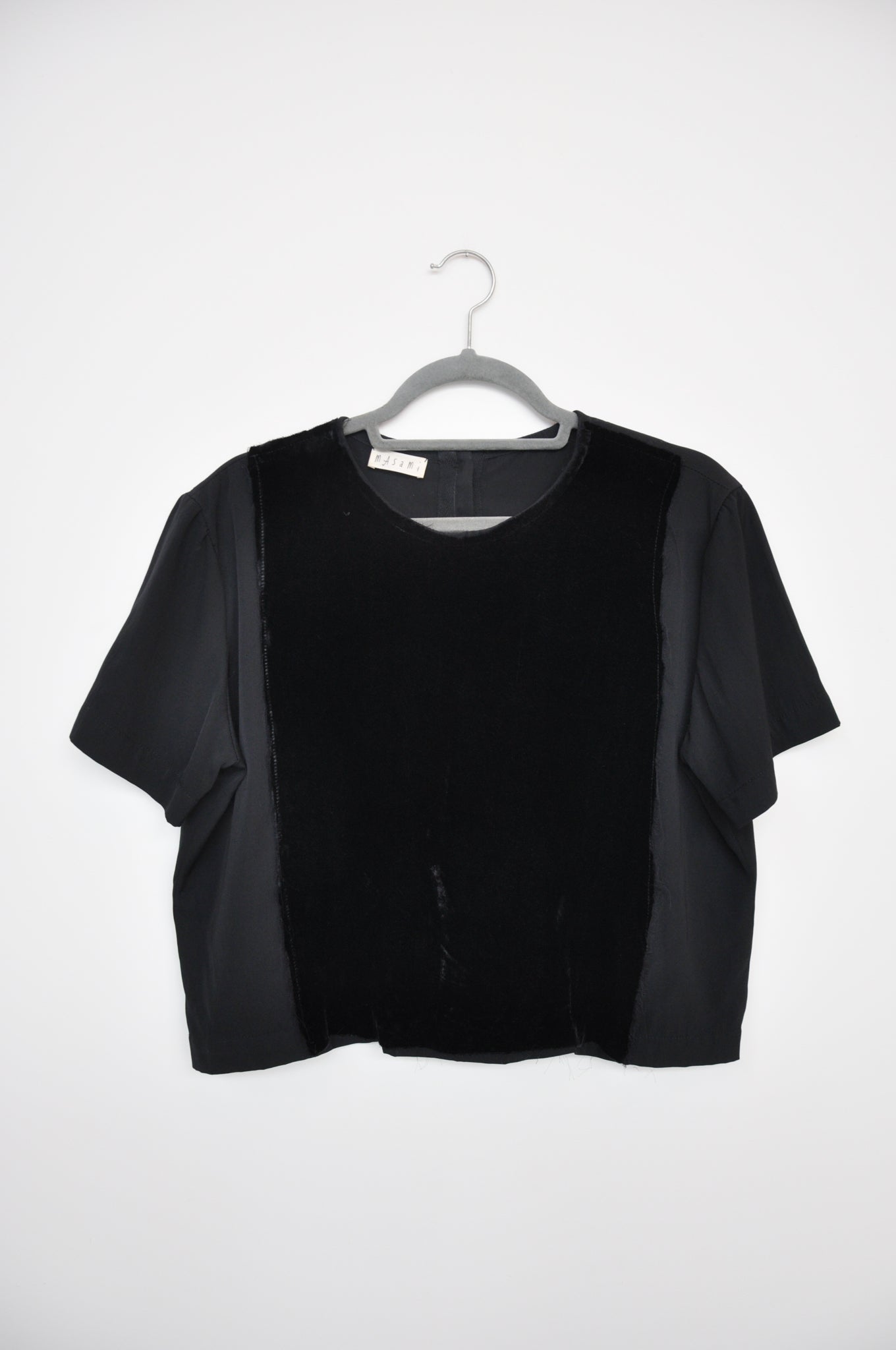 Masami Short Sleeve Top - black