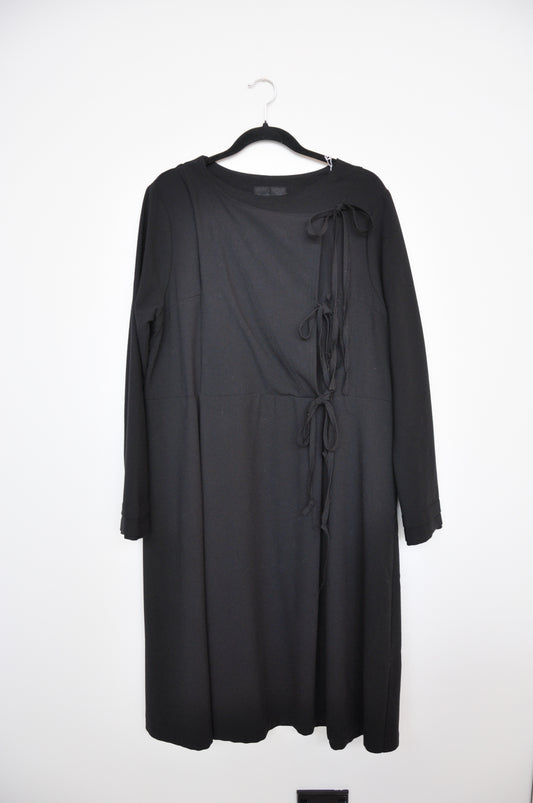 NOM*D Long Sleeve Tie Dress - Black