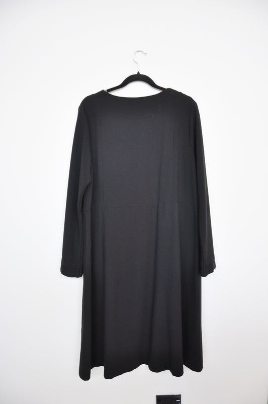 NOM*D Long Sleeve Tie Dress - Black