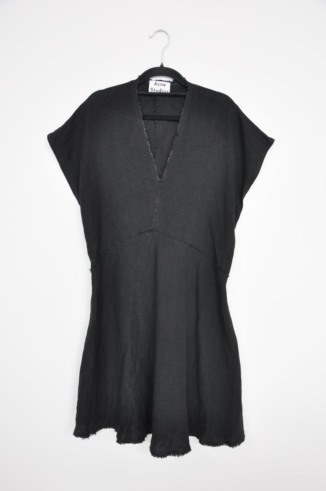 ACNE Studios Linen Mini Dress - Black