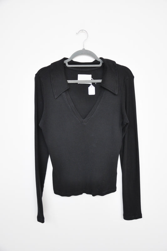 Citizens Of Humanity Ribbed Top - black