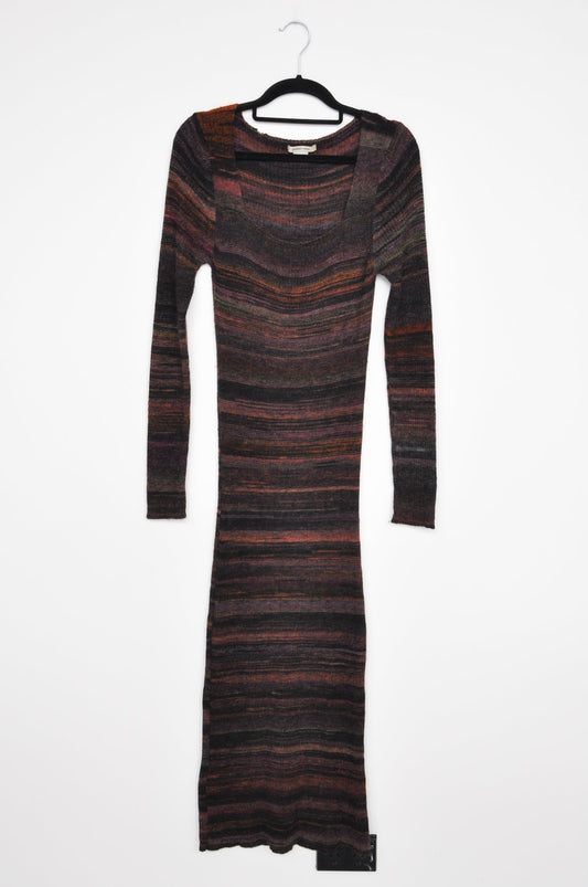 Paloma Wool kntted Maxi Dress - Brown Stripe