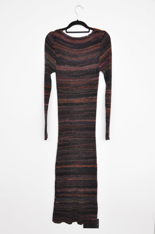 Paloma Wool kntted Maxi Dress - Brown Stripe